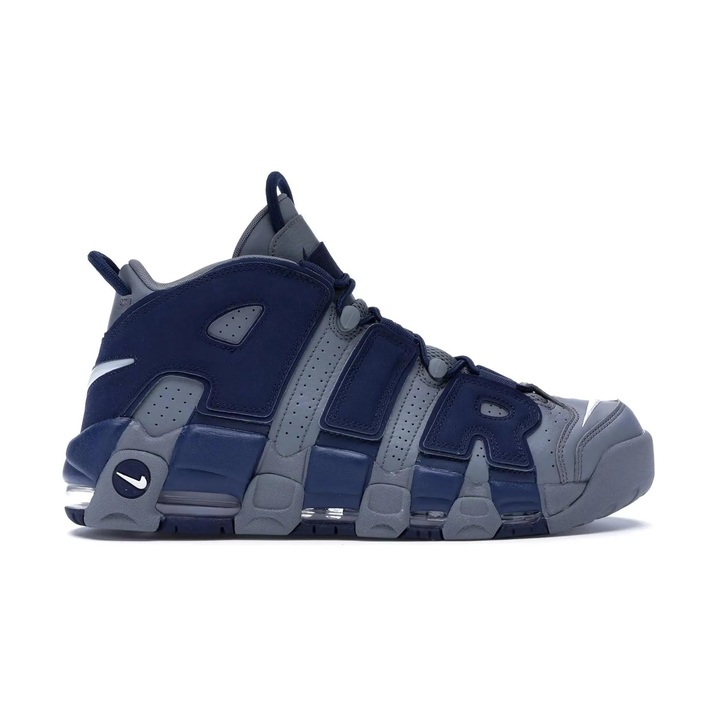 Nike Air More Uptempo Cool Grey Midnight Navy