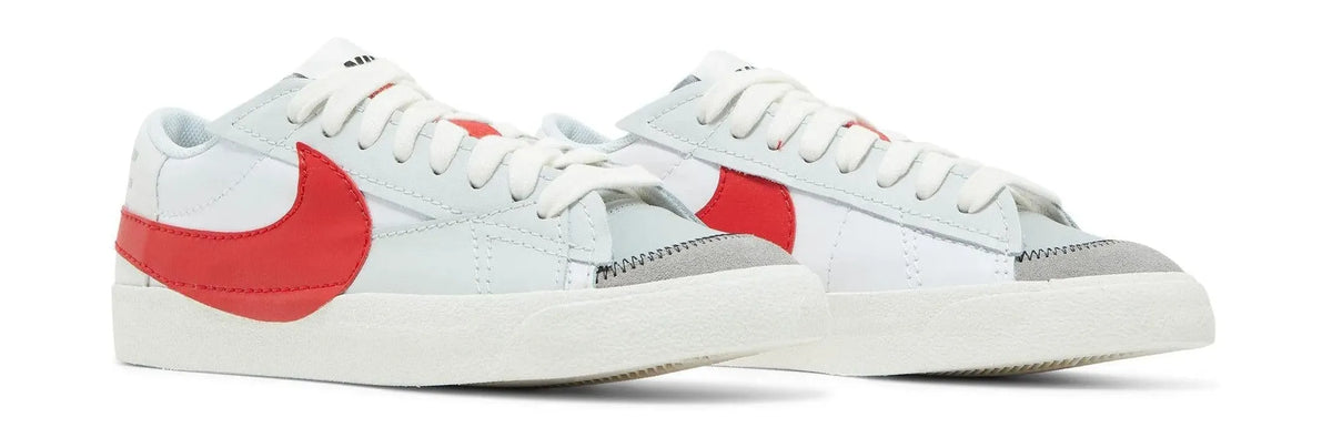 Nike Blazer Low 77 Jumbo White Photon Dust Light Smoke Grey University Red