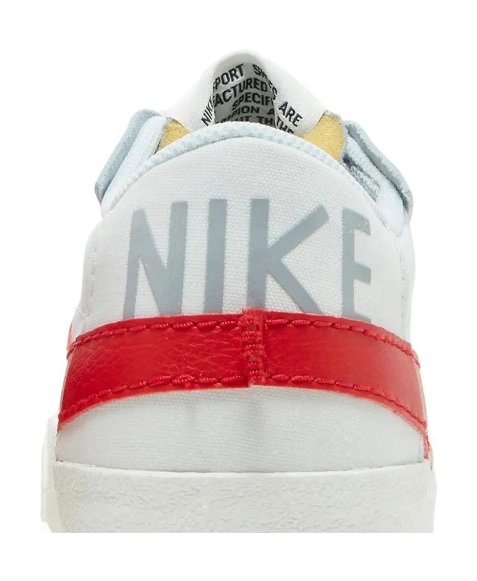 Nike Blazer Low 77 Jumbo White Photon Dust Light Smoke Grey University Red