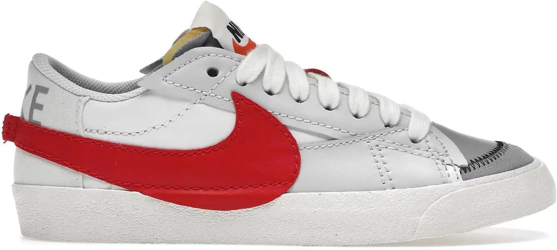 Nike Blazer Low 77 Jumbo White Photon Dust Light Smoke Grey University Red