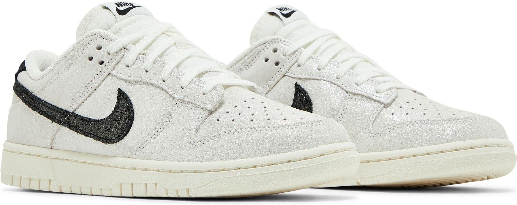 Nike Dunk Low SE White Black Team Red (Women's)