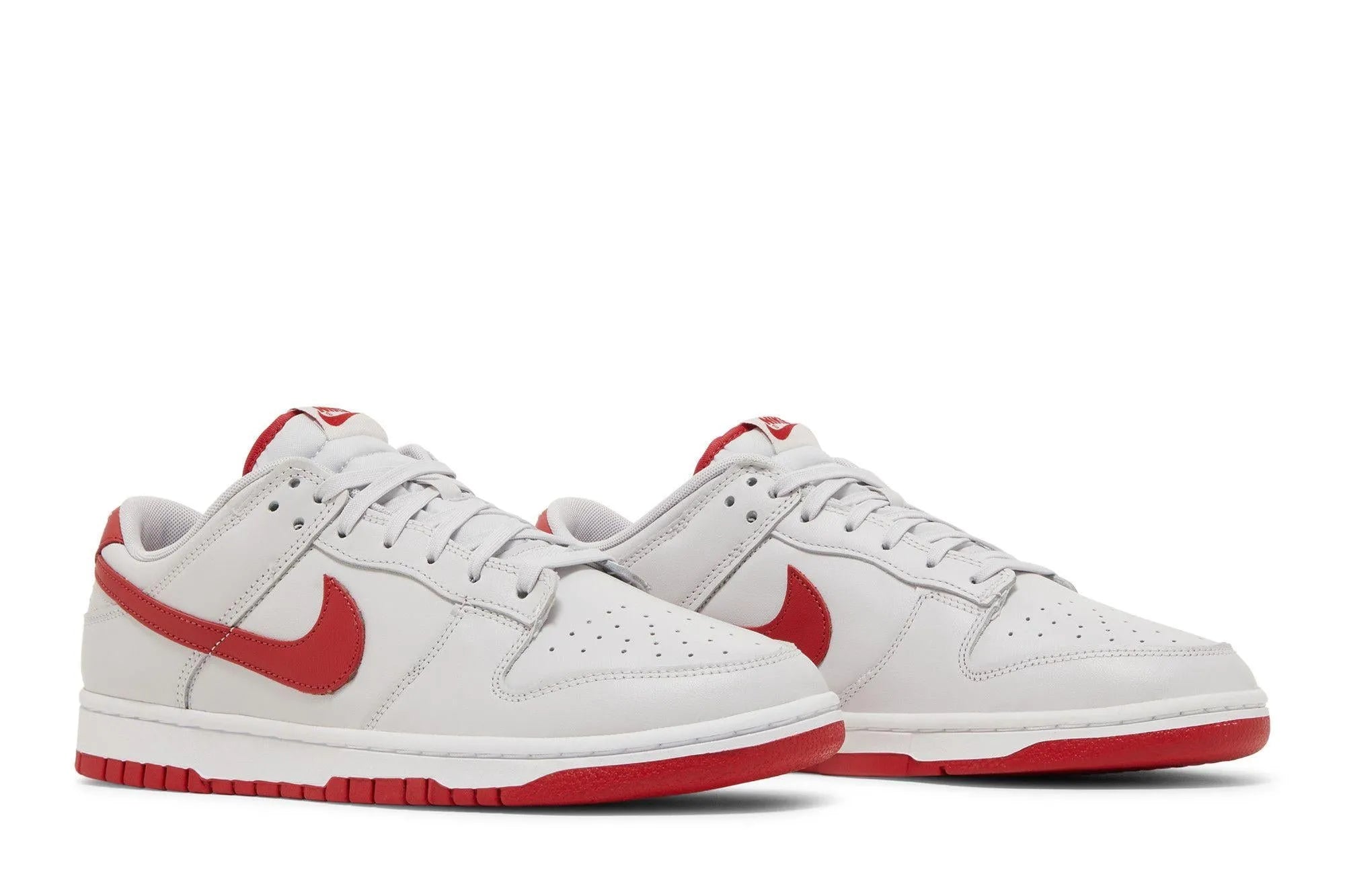 Nike Dunk Low Vast Grey Varsity Red