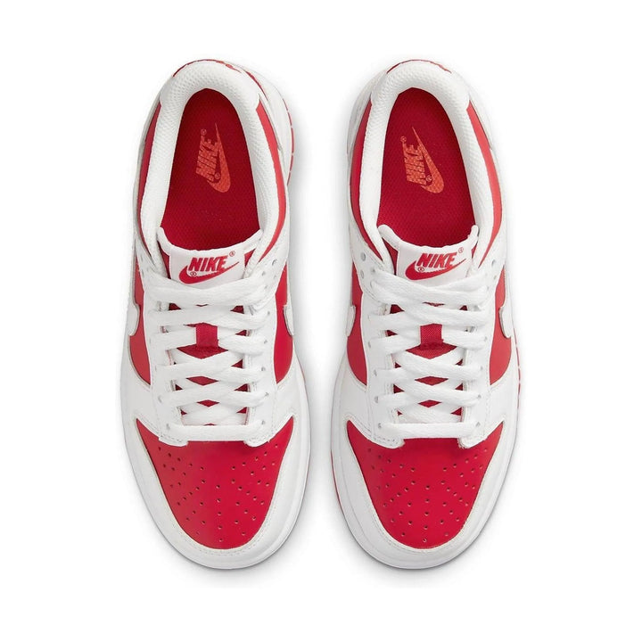 Nike Dunk Low White Championship Red (GS)