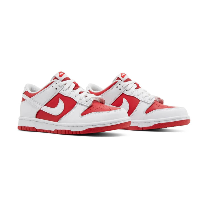 Nike Dunk Low White Championship Red (GS)