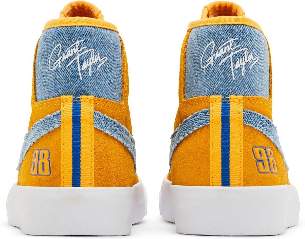 Nike SB Zoom Blazer Mid Pro GT Grant Taylor University Gold Denim