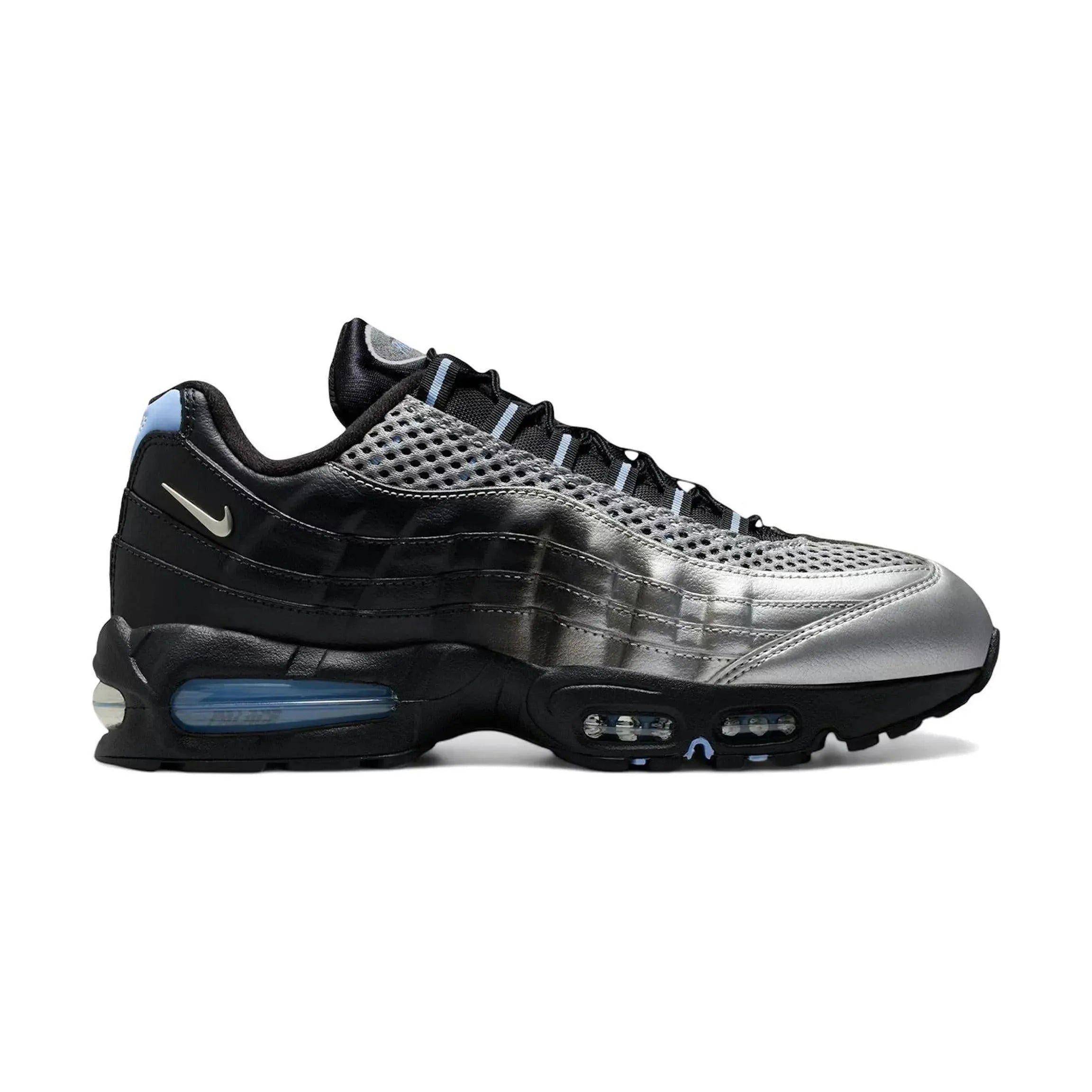Nike x Palace Air Max 95 Big Bubble Metallic Silver