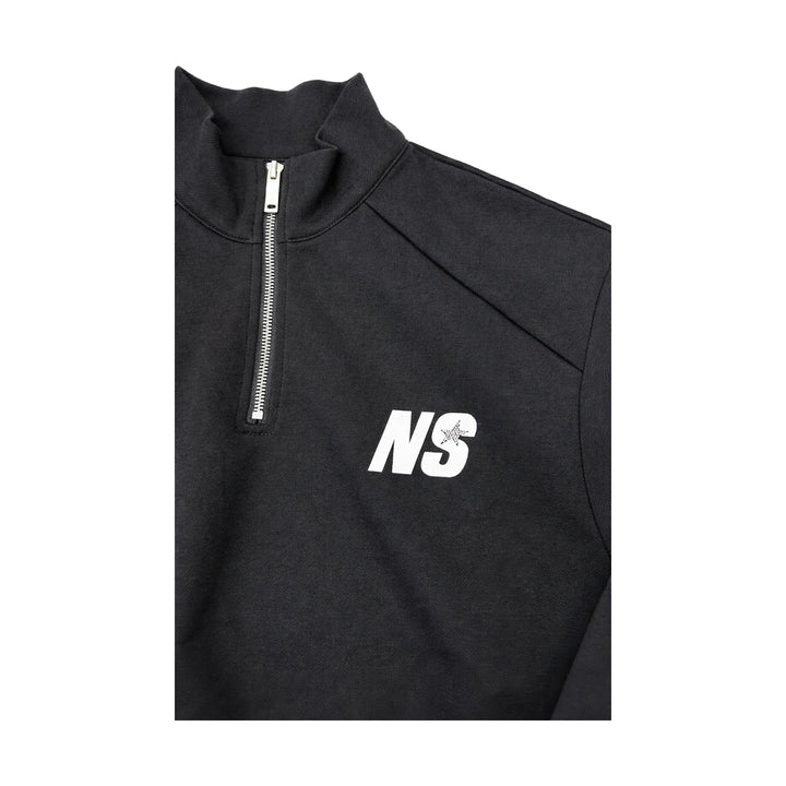 North Star Black Half Zip Sweatshirt