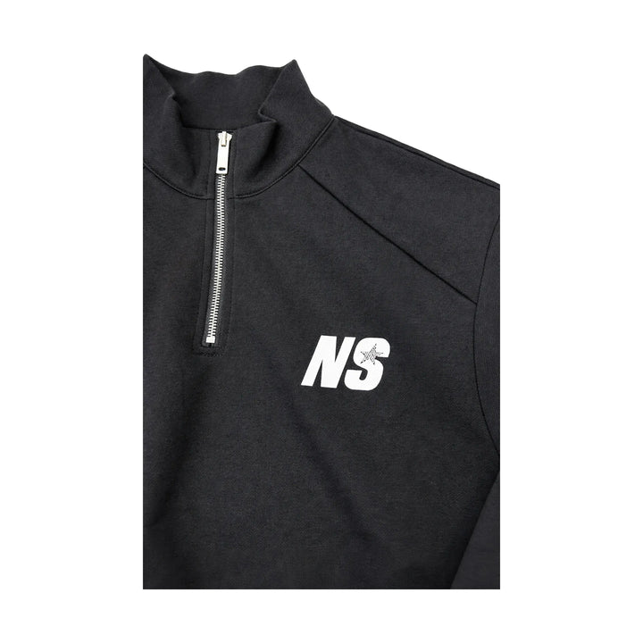 North Star Black Half Zip Sweatshirt