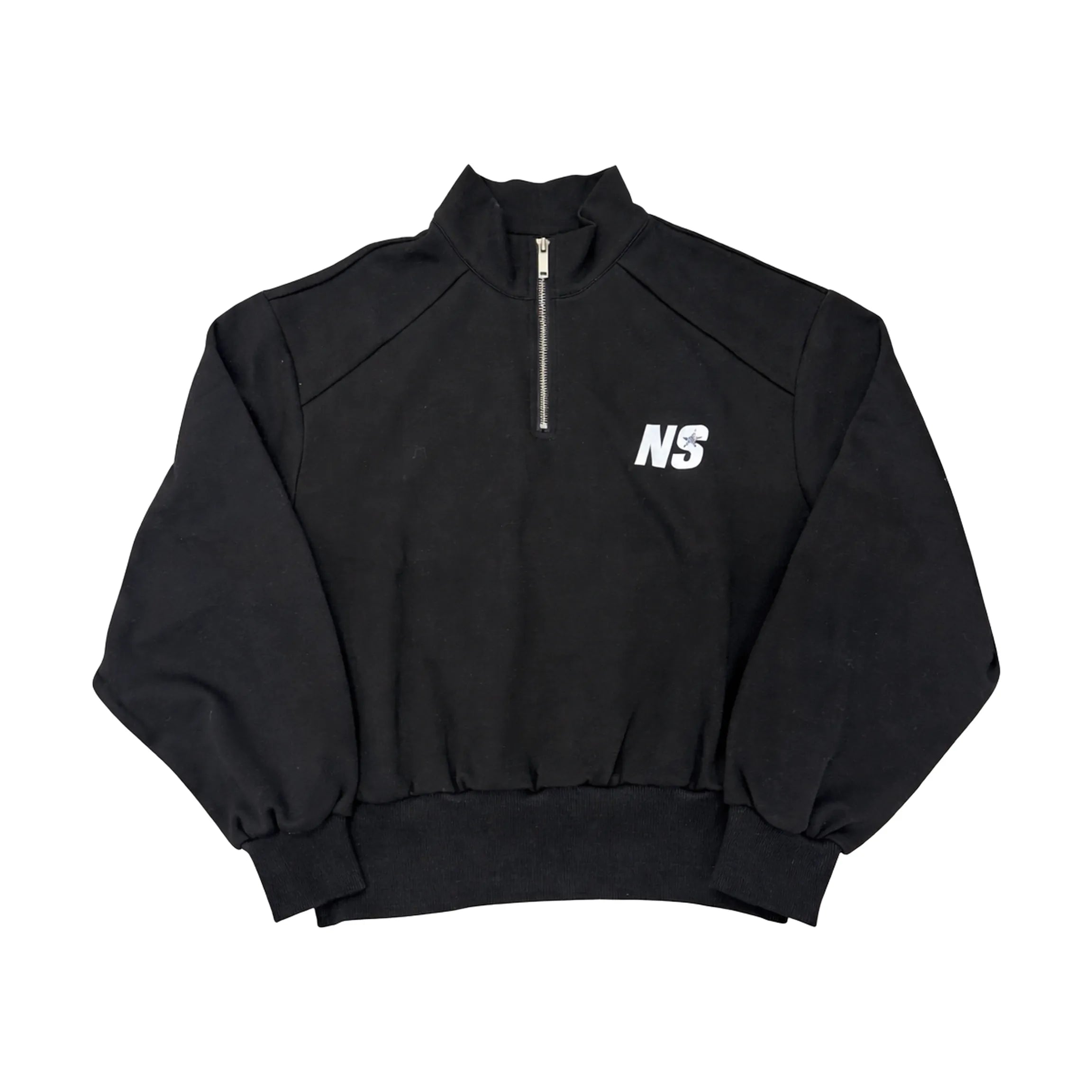 North Star Black Half Zip Sweatshirt
