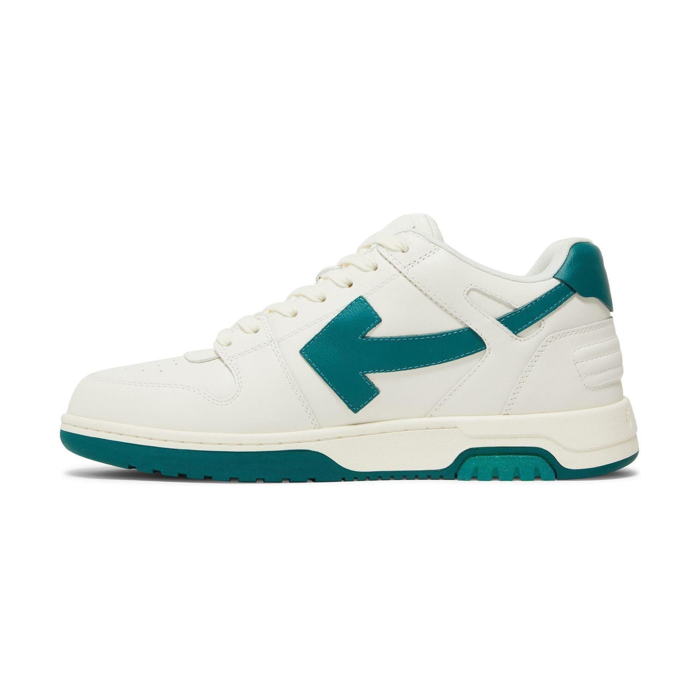 OFF-WHITE Out of Office OOO Low Tops White Green (FW22)