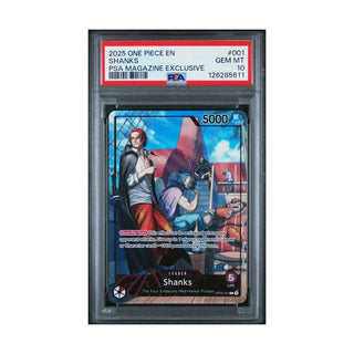ONE PIECE PSA 10 Shanks (2025 PSA Magazine Promo)