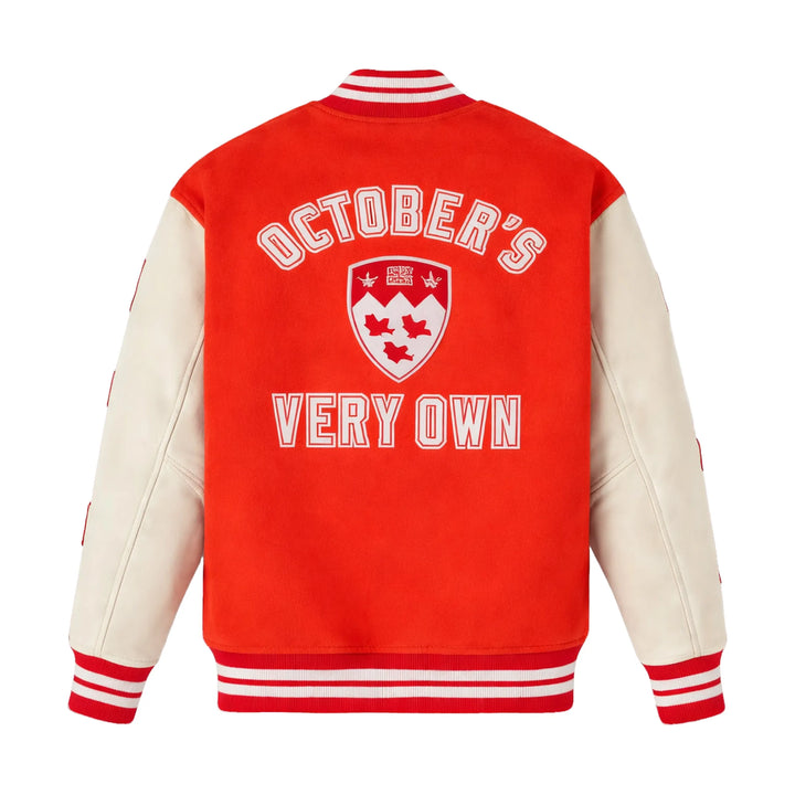 OVO McGill University Campus Varsity Jacket Orange