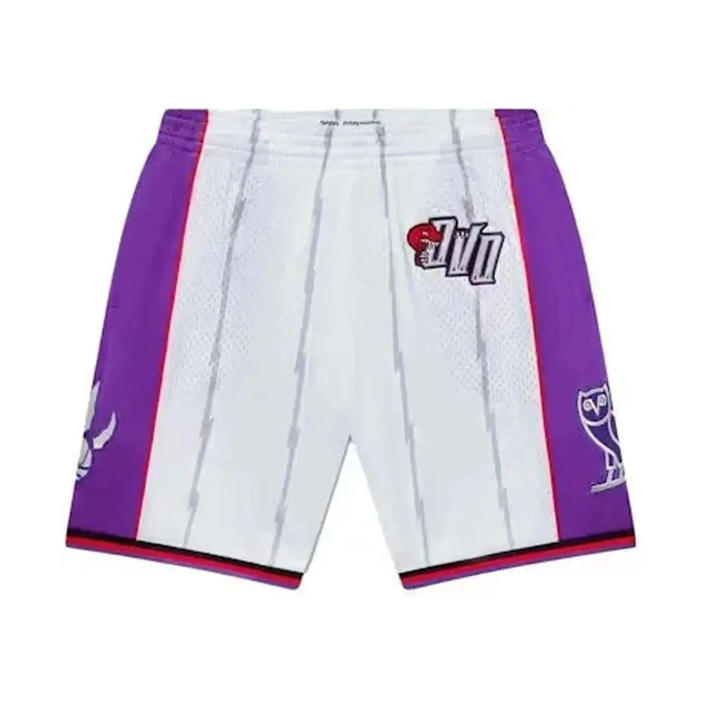 OVO Mitchell And Ness '95 Raptors Basketball Short White/Purple