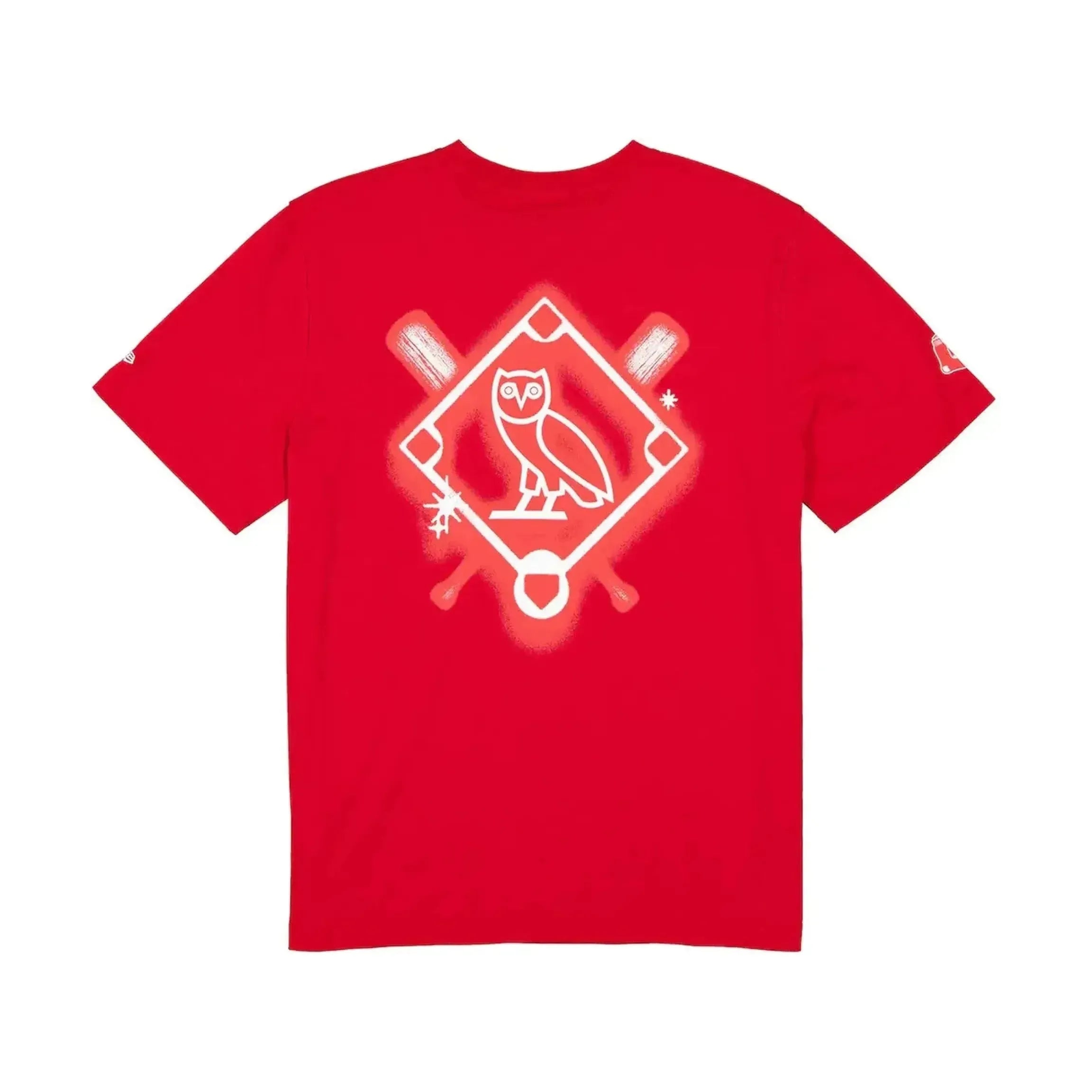 OVO x New Era MLB Boston Red Sox T-shirt Red