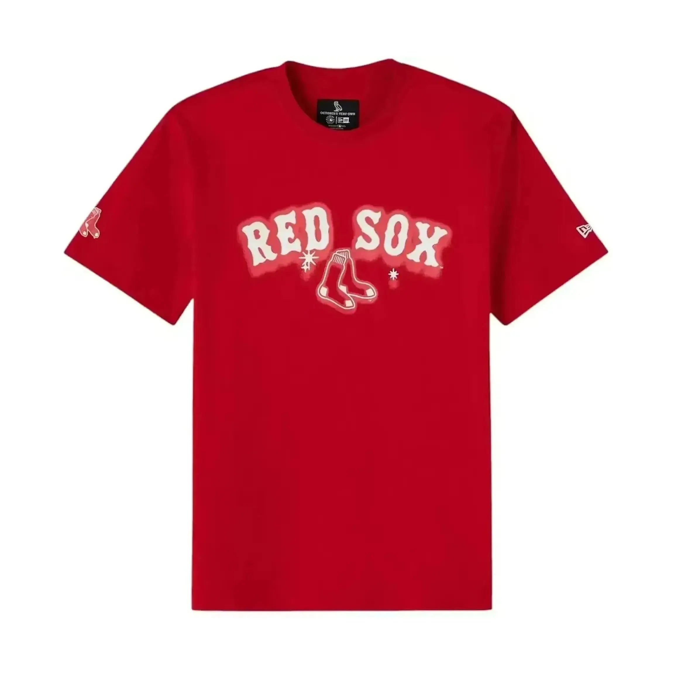 OVO x New Era MLB Boston Red Sox T-shirt Red
