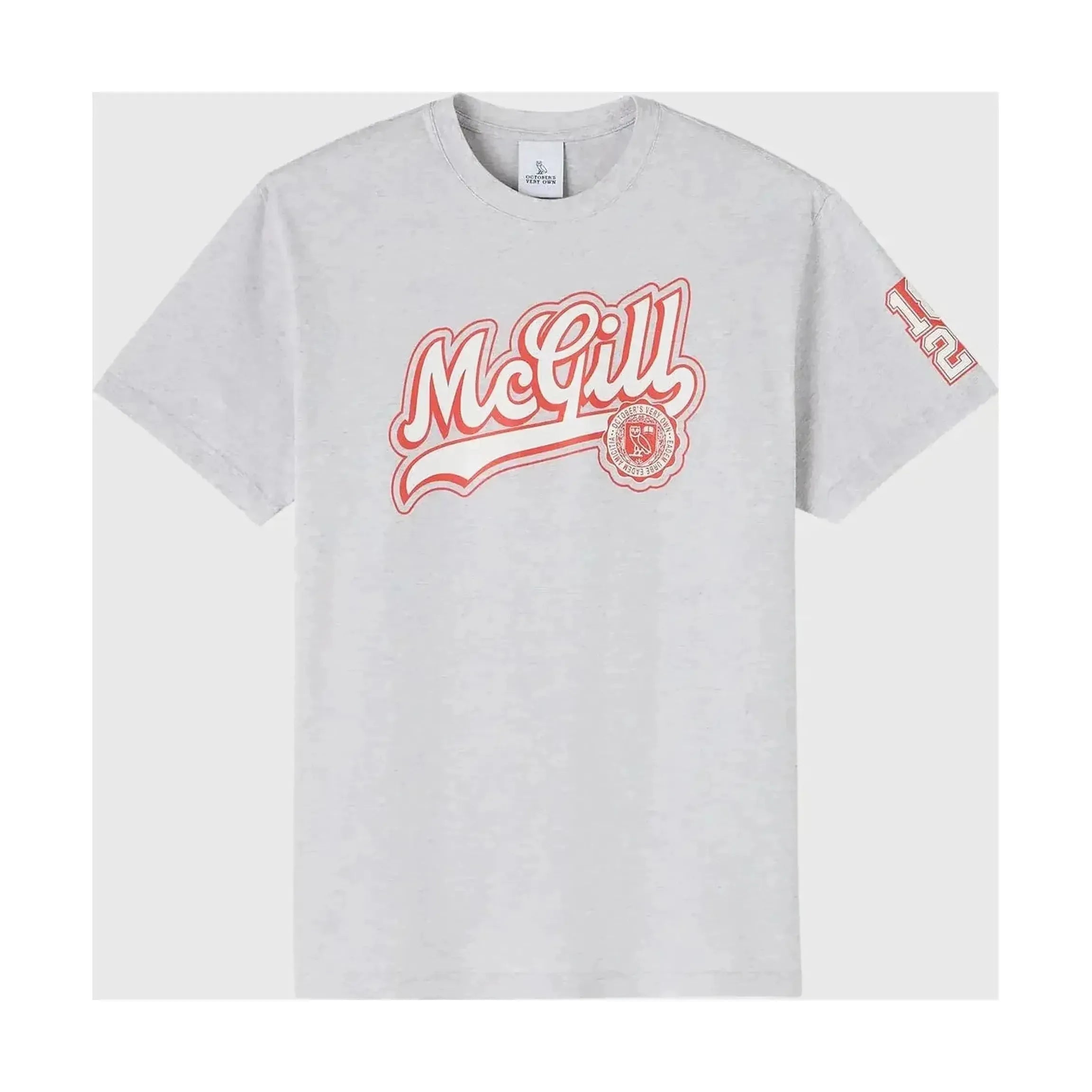 October's Very Own Mcgill University T-Shirt Ash Grey