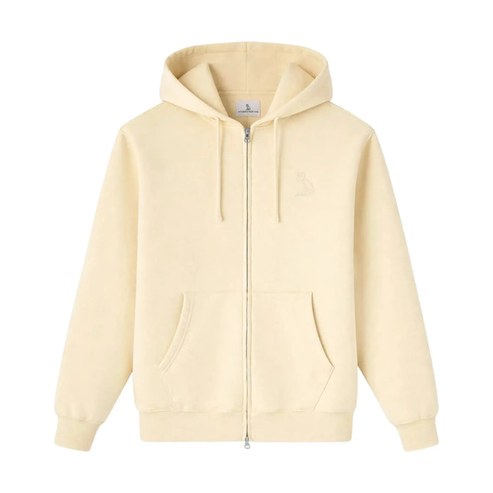 October’s very own - Lambs wool full zip hoodie