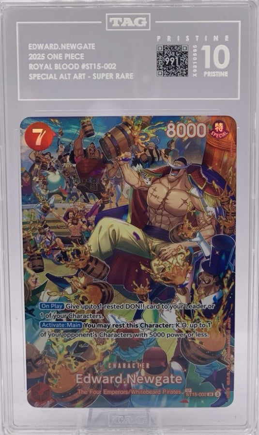 One Piece TAG 10 Edward Newgate OP-10 Royal Blood