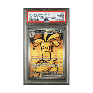 POKEMON 2023 PAR EN-PARADOX RIFT SPECIAL ILLUSTRATION RARE GHOLDENGO EX PSA 10