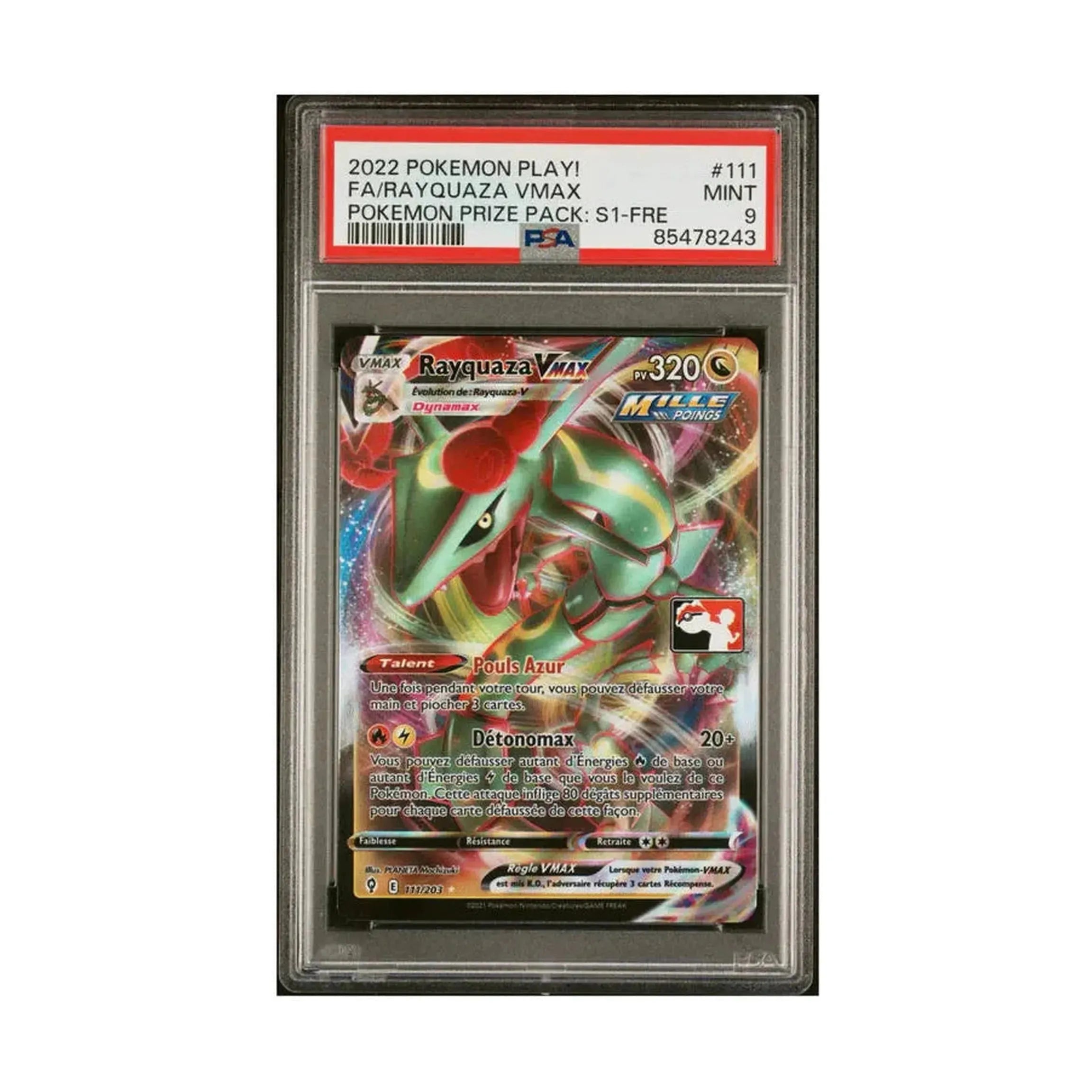 POKEMON PSA 9 Rayquaza VMAX