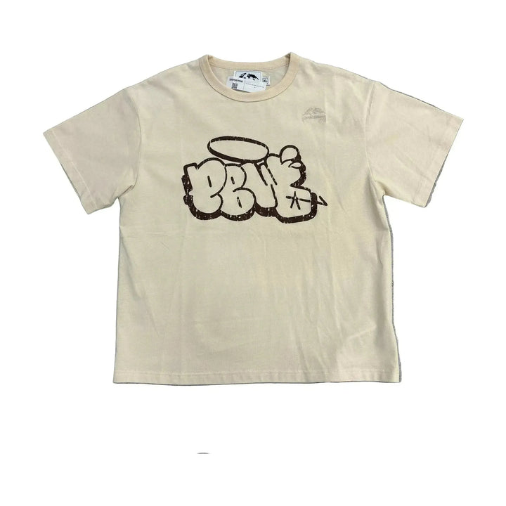 Pierre Bassene 'PBW' Graffiti T-shirt - Butter Yellow