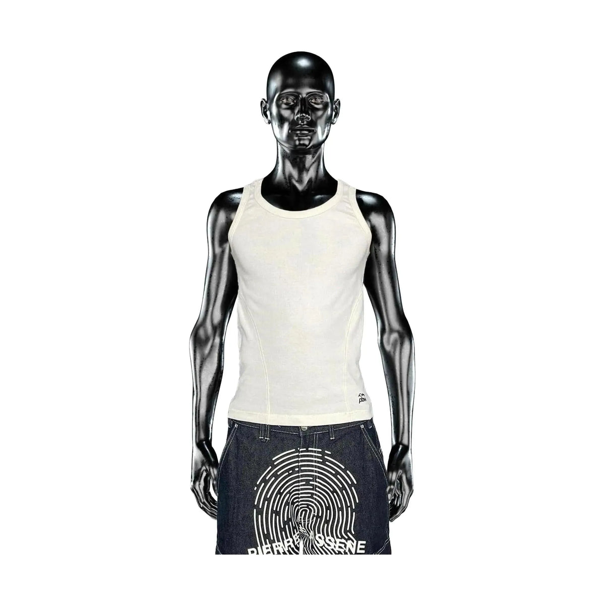 Pierre Bassene Tank Top Signature White
