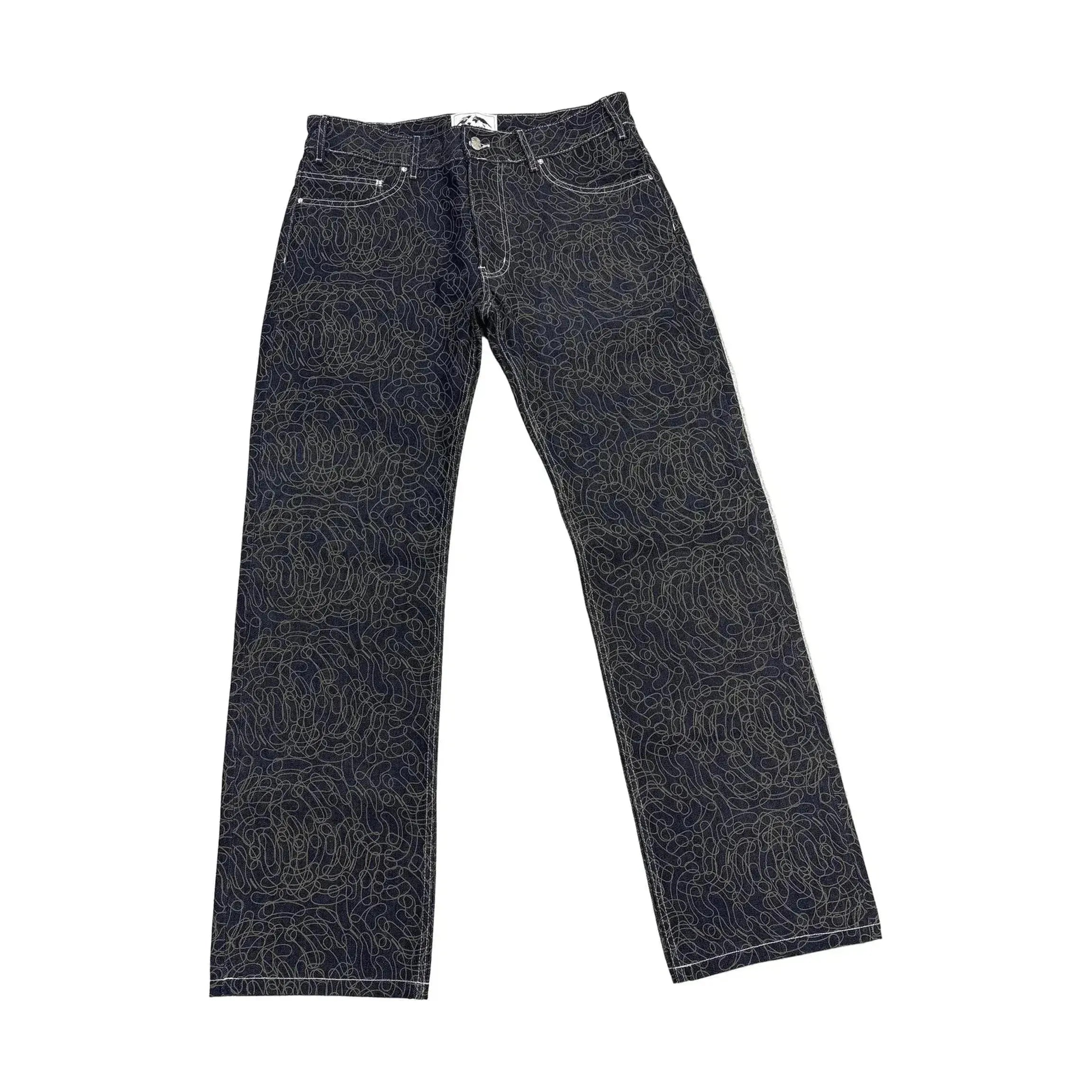 Pierre Bassene World DigiCamo All Over Raw Denim