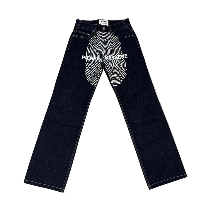 Pierre Bassene World Fingerprint Original Raw Denim Dark Blue