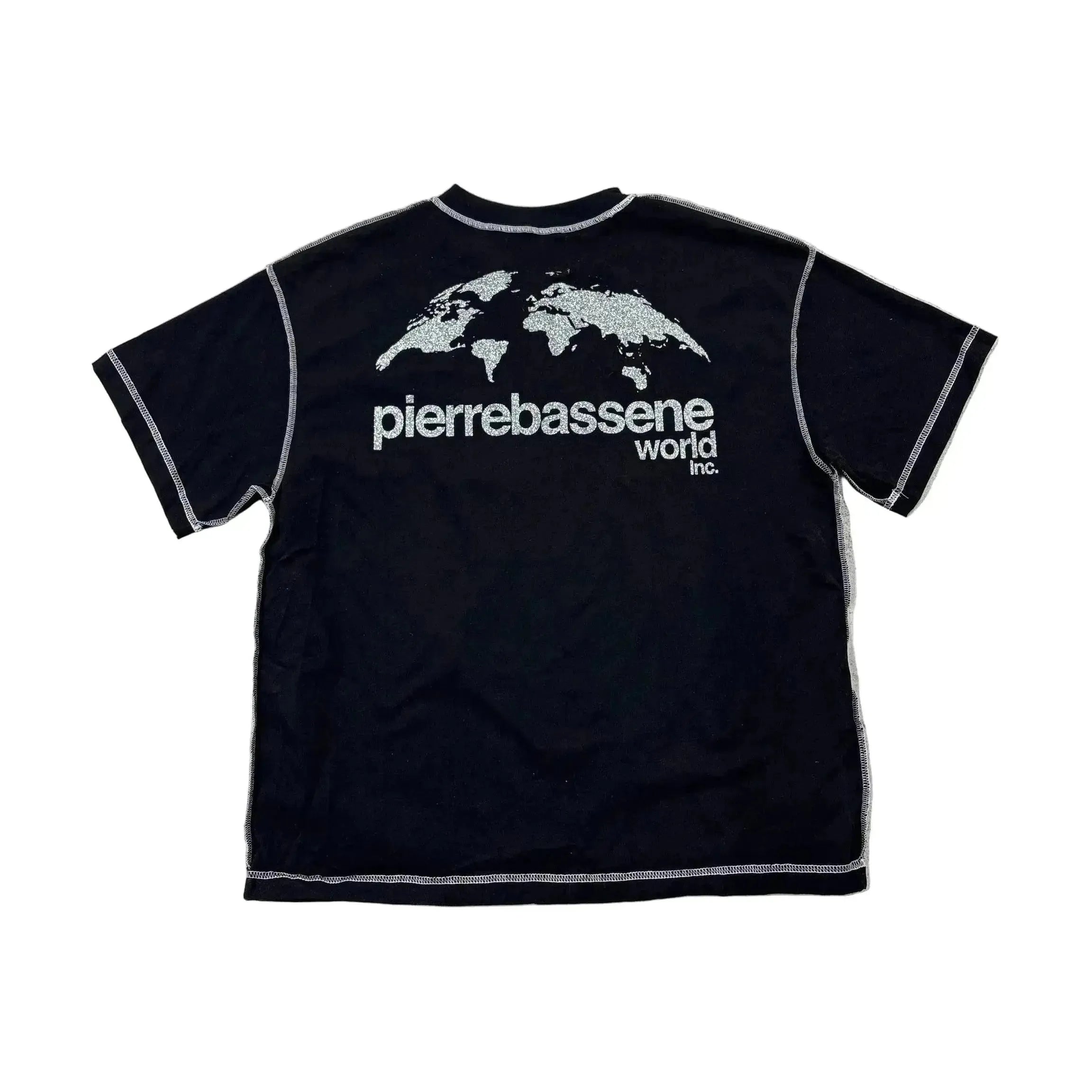 Pierre Bassene World GLITTA℗ Fingerprint T-shirt Black