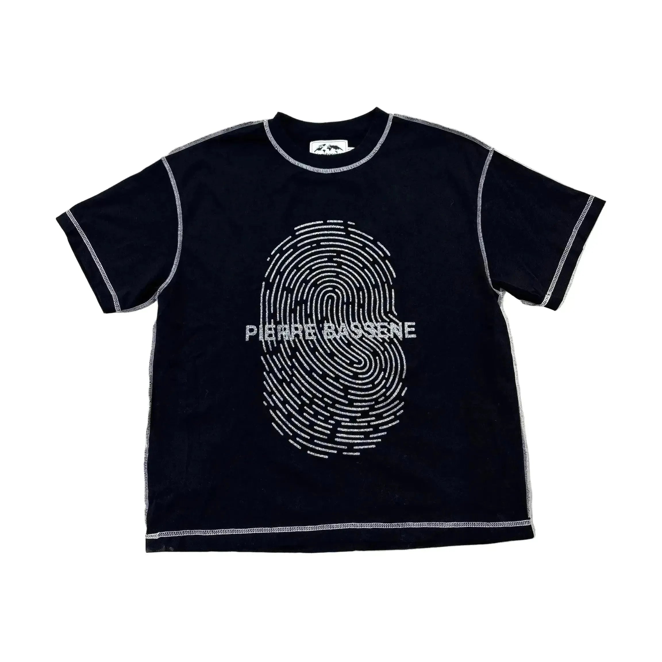 Pierre Bassene World GLITTA℗ Fingerprint T-shirt Black