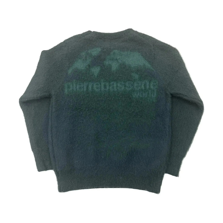 Pierre Bassene World Mohair Sweater Pine Green