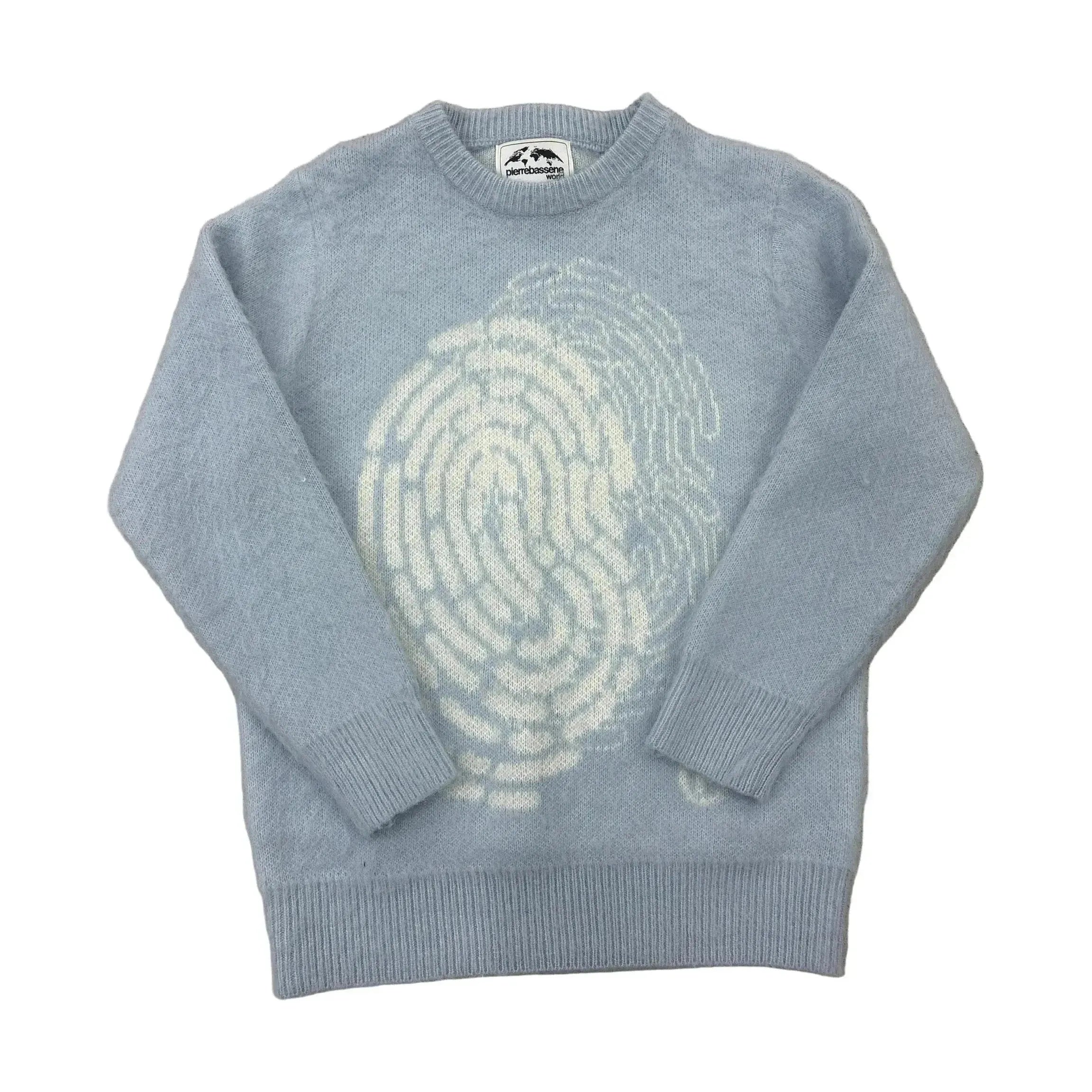 Pierre Bassene World Mohair Sweater Sky Blue