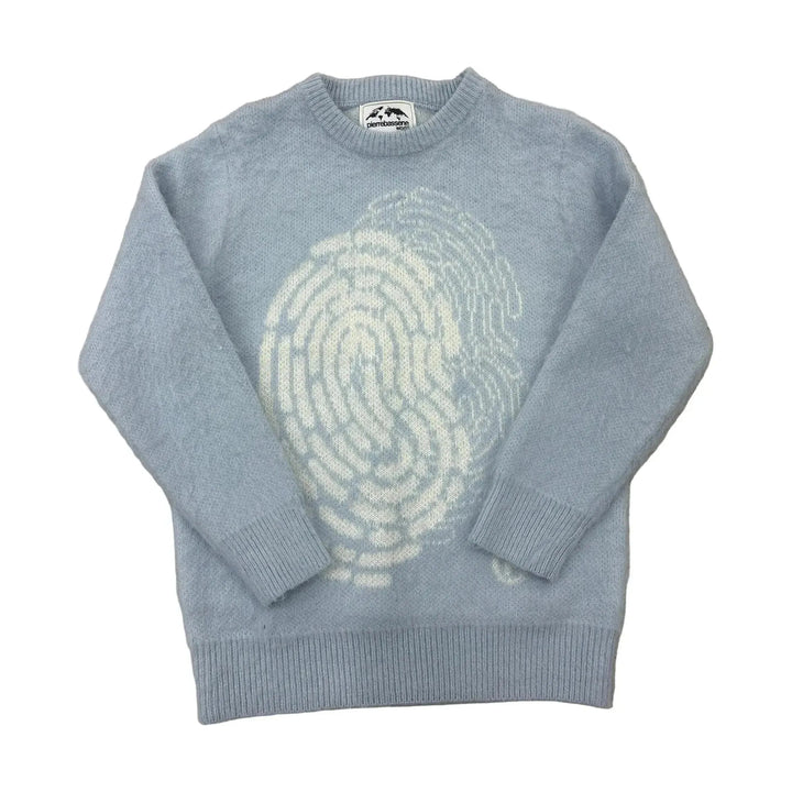 Pierre Bassene World Mohair Sweater Sky Blue