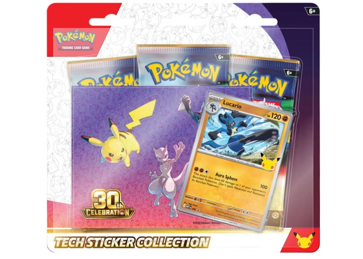 Pokémon TCG 30th Celebration Tech Sticker Collection