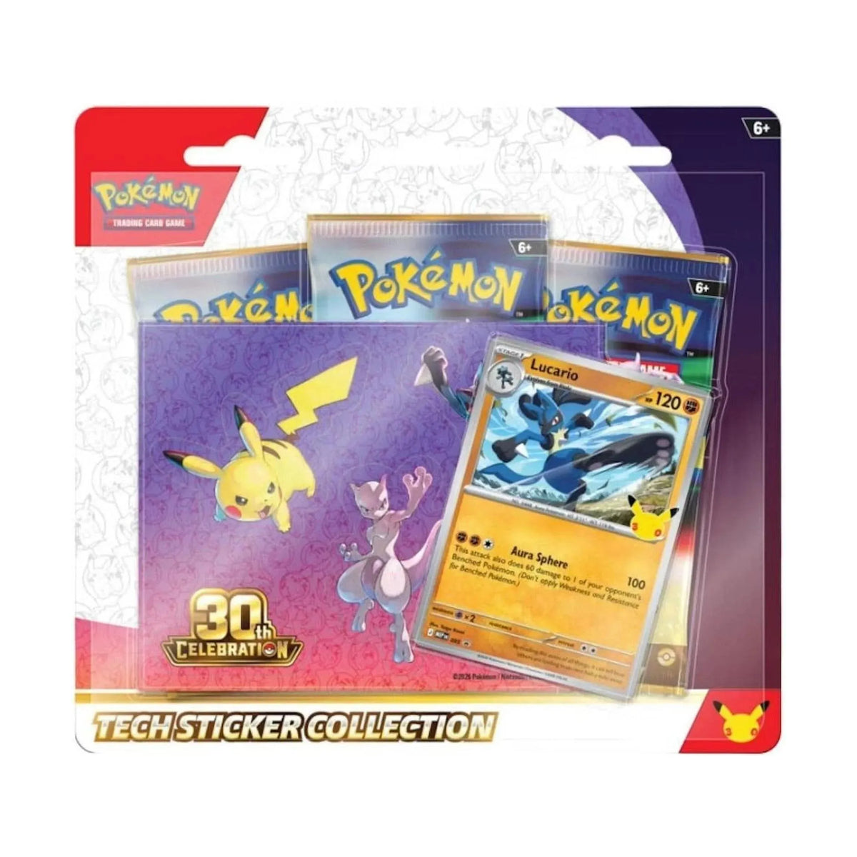 Pokémon TCG 30th Celebration Tech Sticker Collection