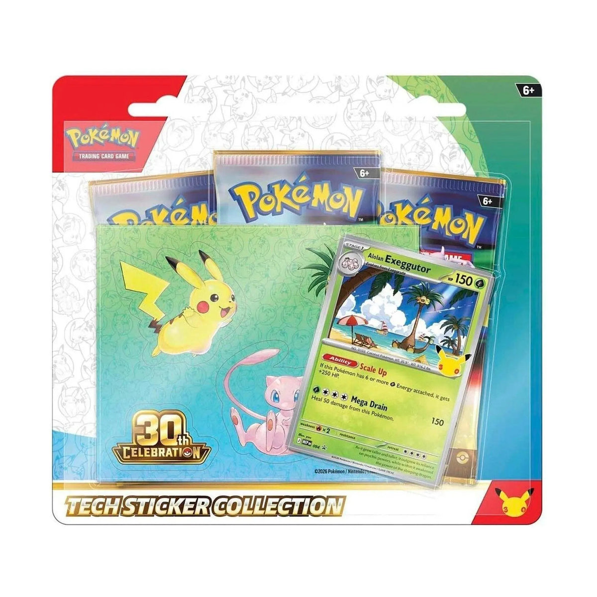 Pokémon TCG 30th Celebration Tech Sticker Collection