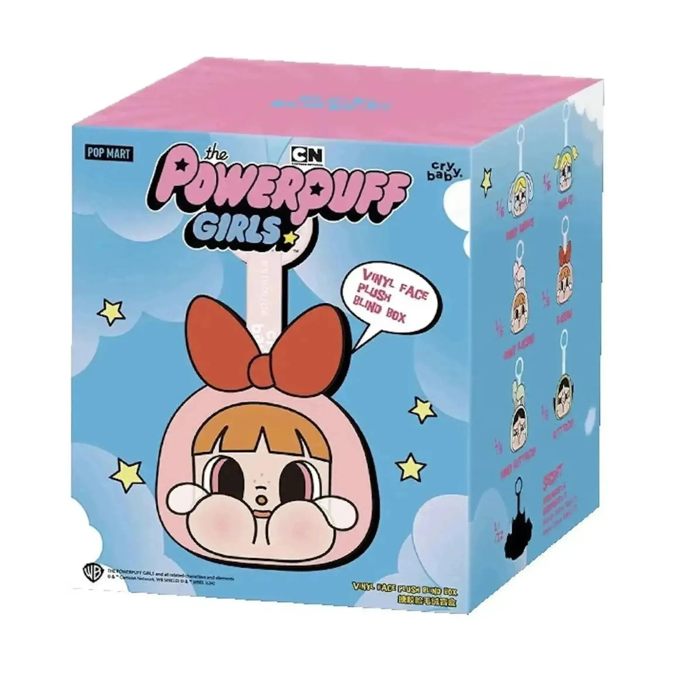 Pop Mart CryBaby x Powerpuff Girls Series Vinyl Face Plush Sealed Case (Blind Boxes)