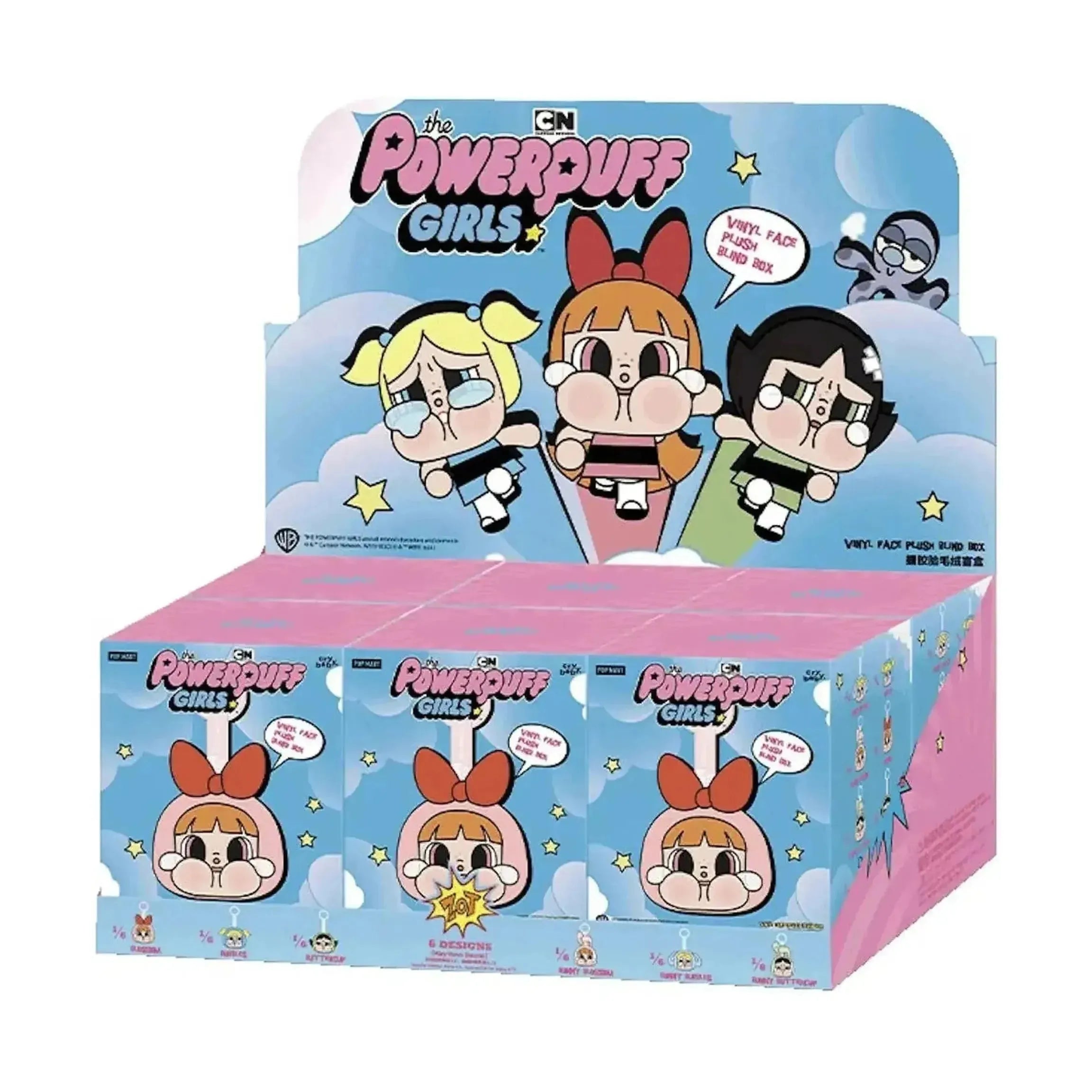 Pop Mart CryBaby x Powerpuff Girls Series Vinyl Face Plush Sealed Case (Blind Boxes)