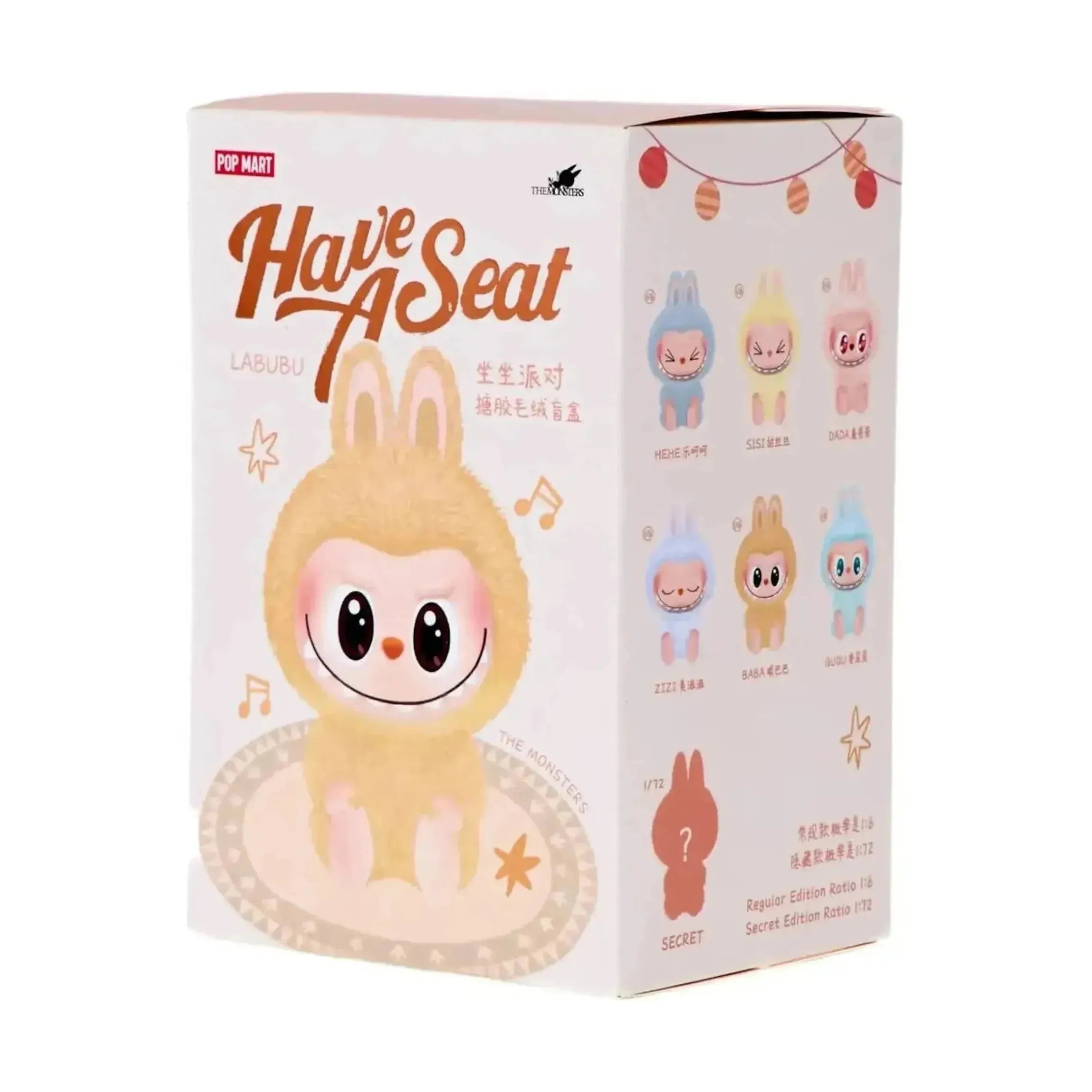Pop Mart Labubu The Monsters Have a Seat Vinyl Plush Sealed Case