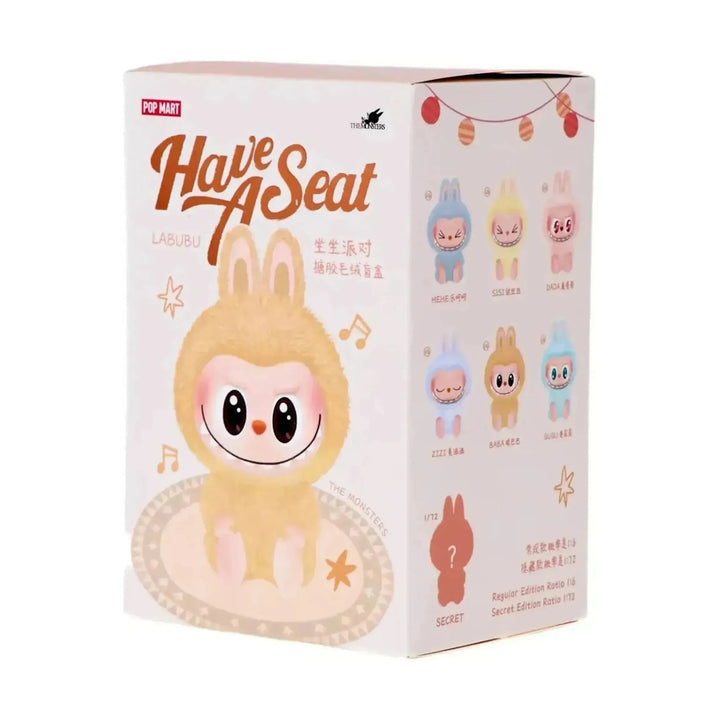 Pop Mart Labubu The Monsters Have a Seat Vinyl Plush Sealed Case