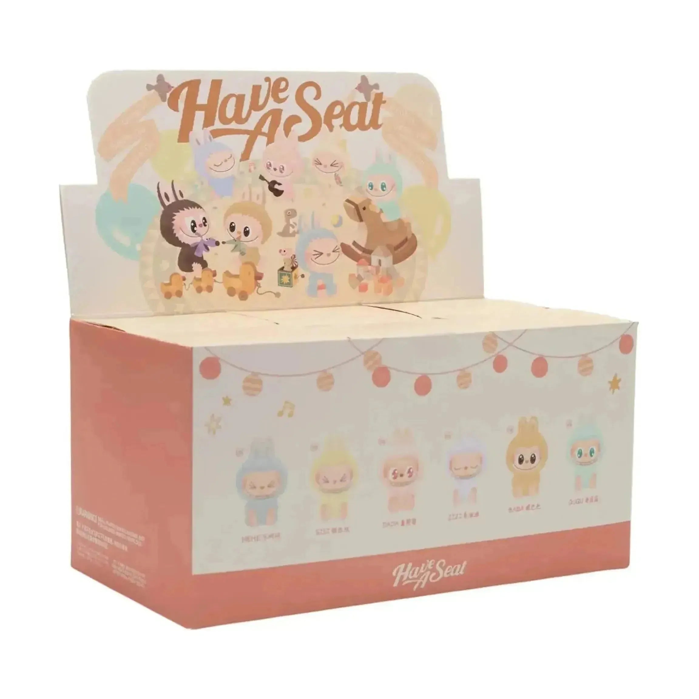 Pop Mart Labubu The Monsters Have a Seat Vinyl Plush Sealed Case