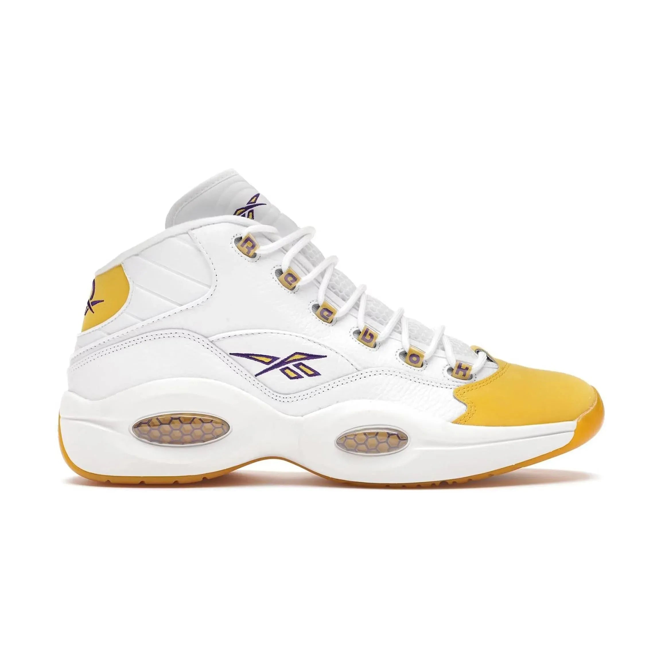 Reebok Question Mid Yellow Toe