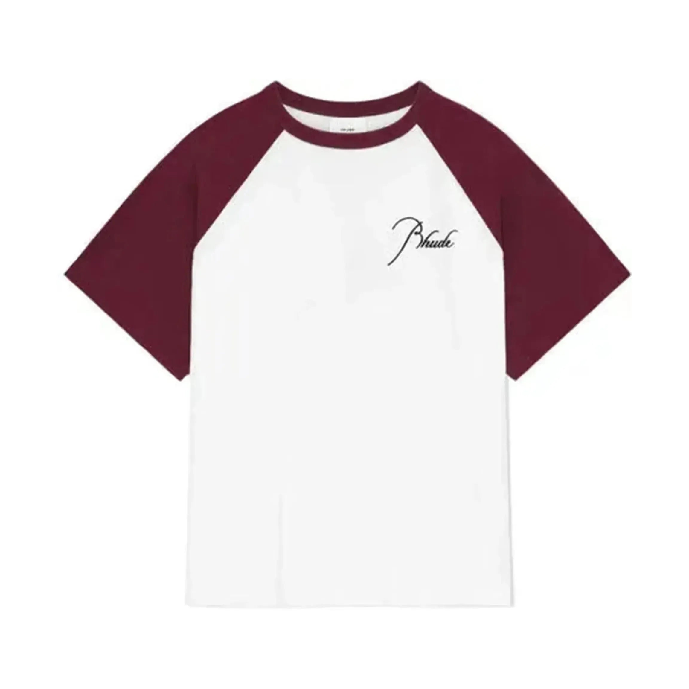 Rhude Raglan Tee Vintage White/Bordeaux