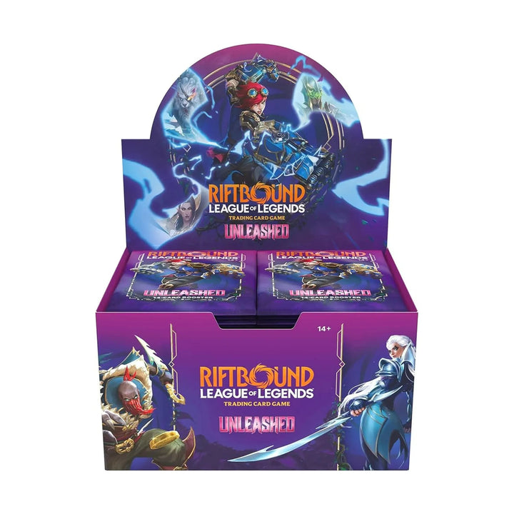 Riftbound League of legends Unleashed Booster Display