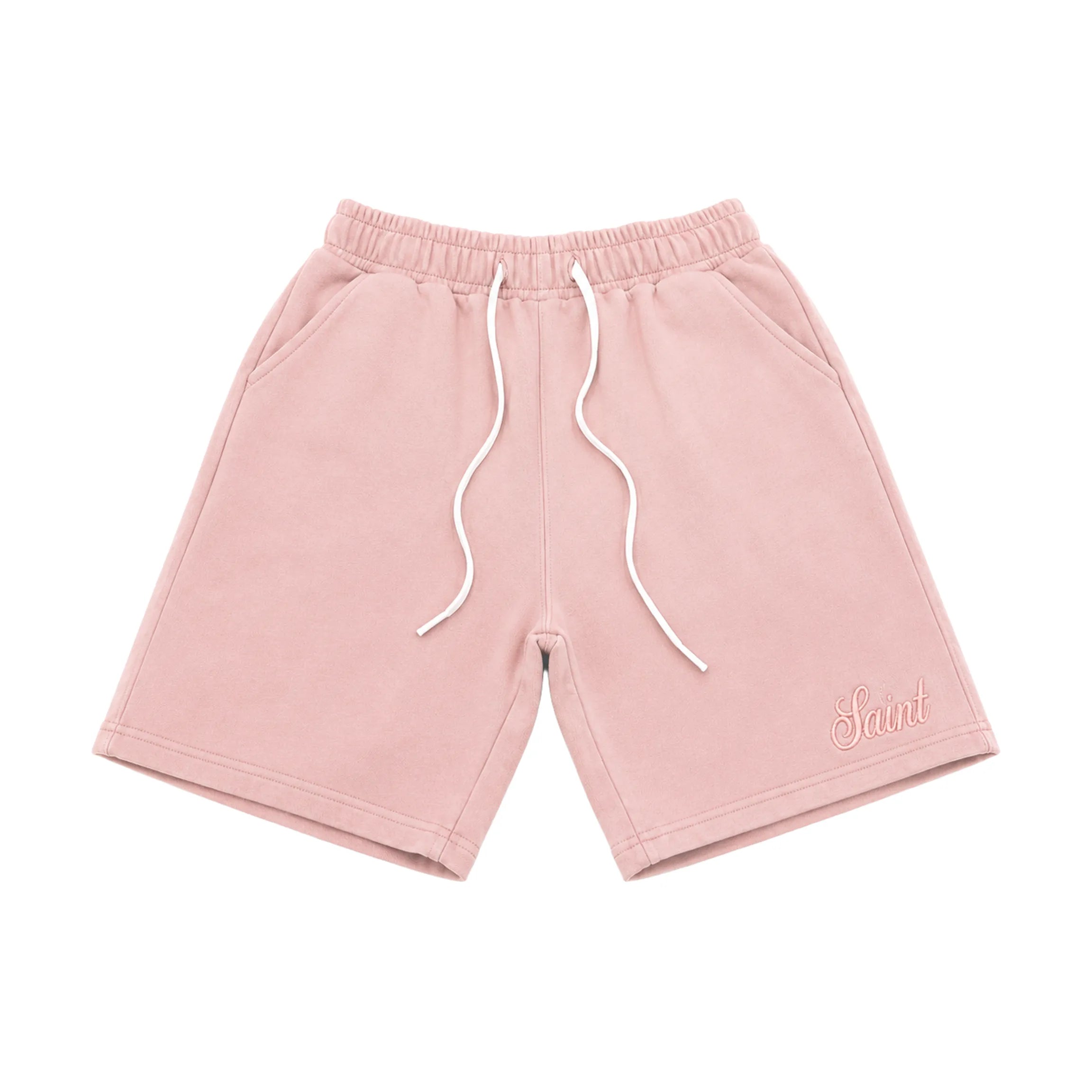 SAINT Fleece Shorts Salmon-PNK