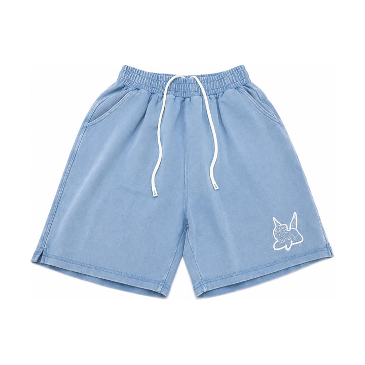 SAINT Piqué Short Blue