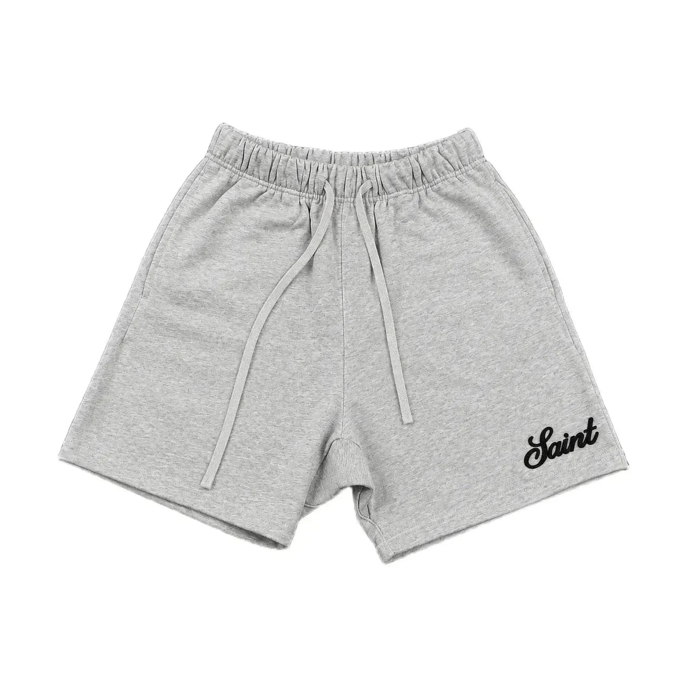 Saint French Terry Grey/Black Shorts