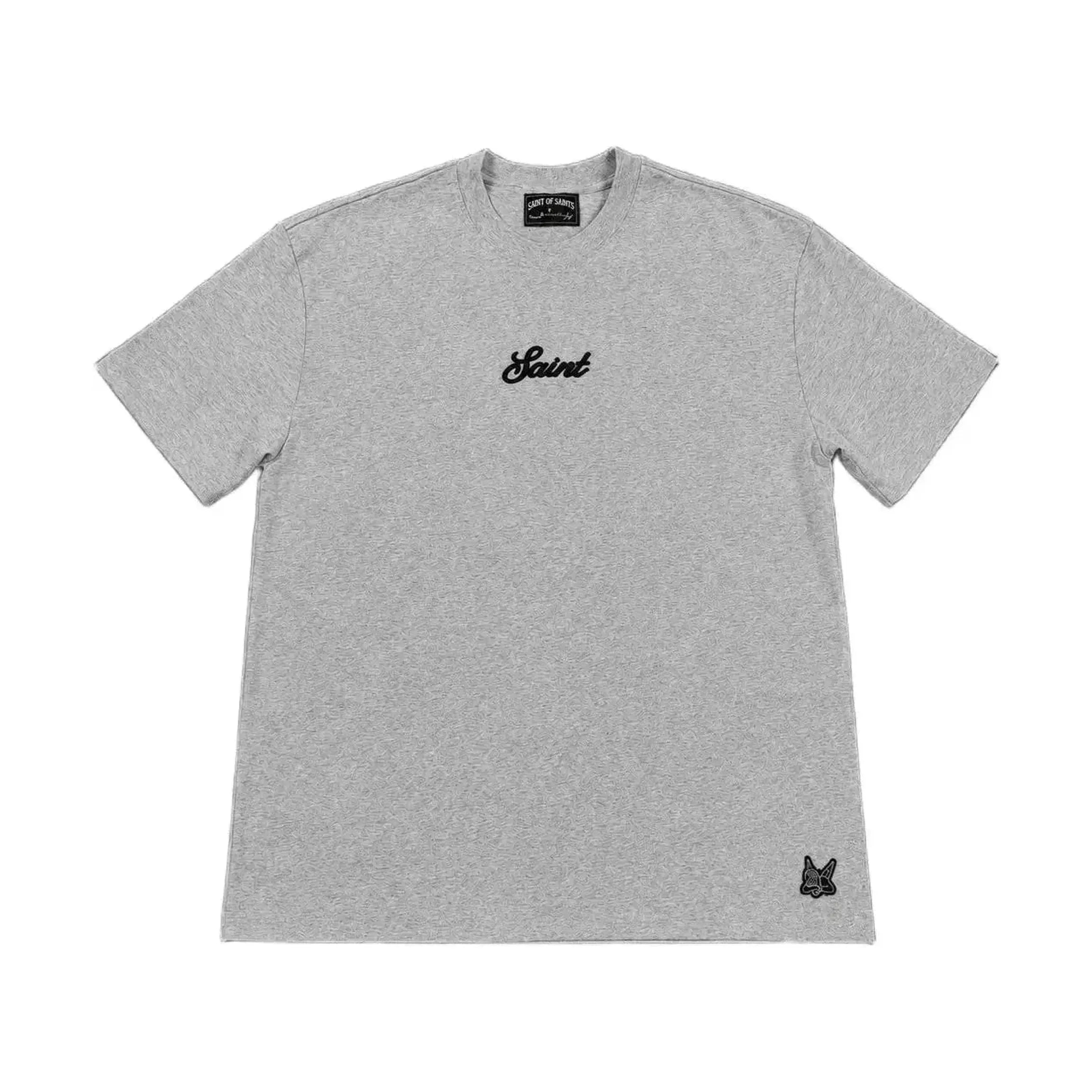 Saint French Terry Grey/Black T-Shirt