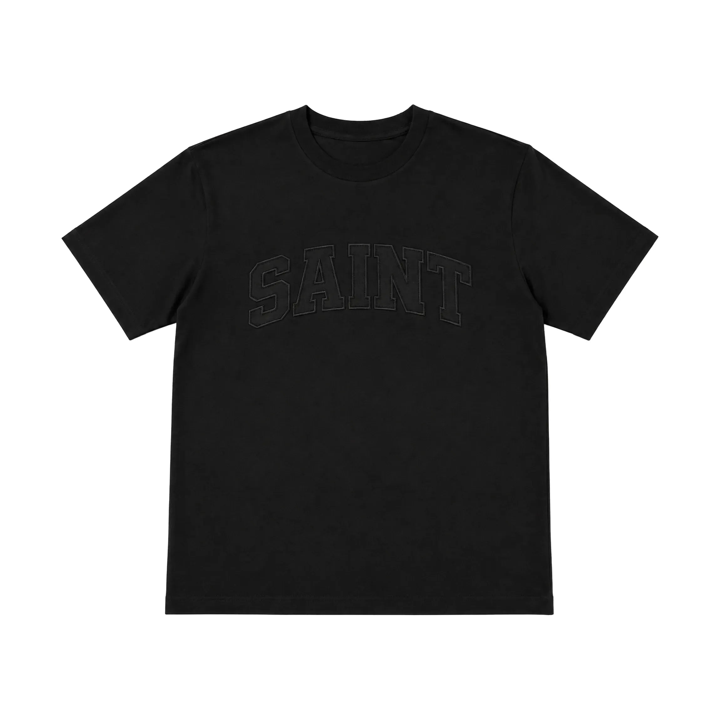 Saint Heavyweight Black Patch Black Tee