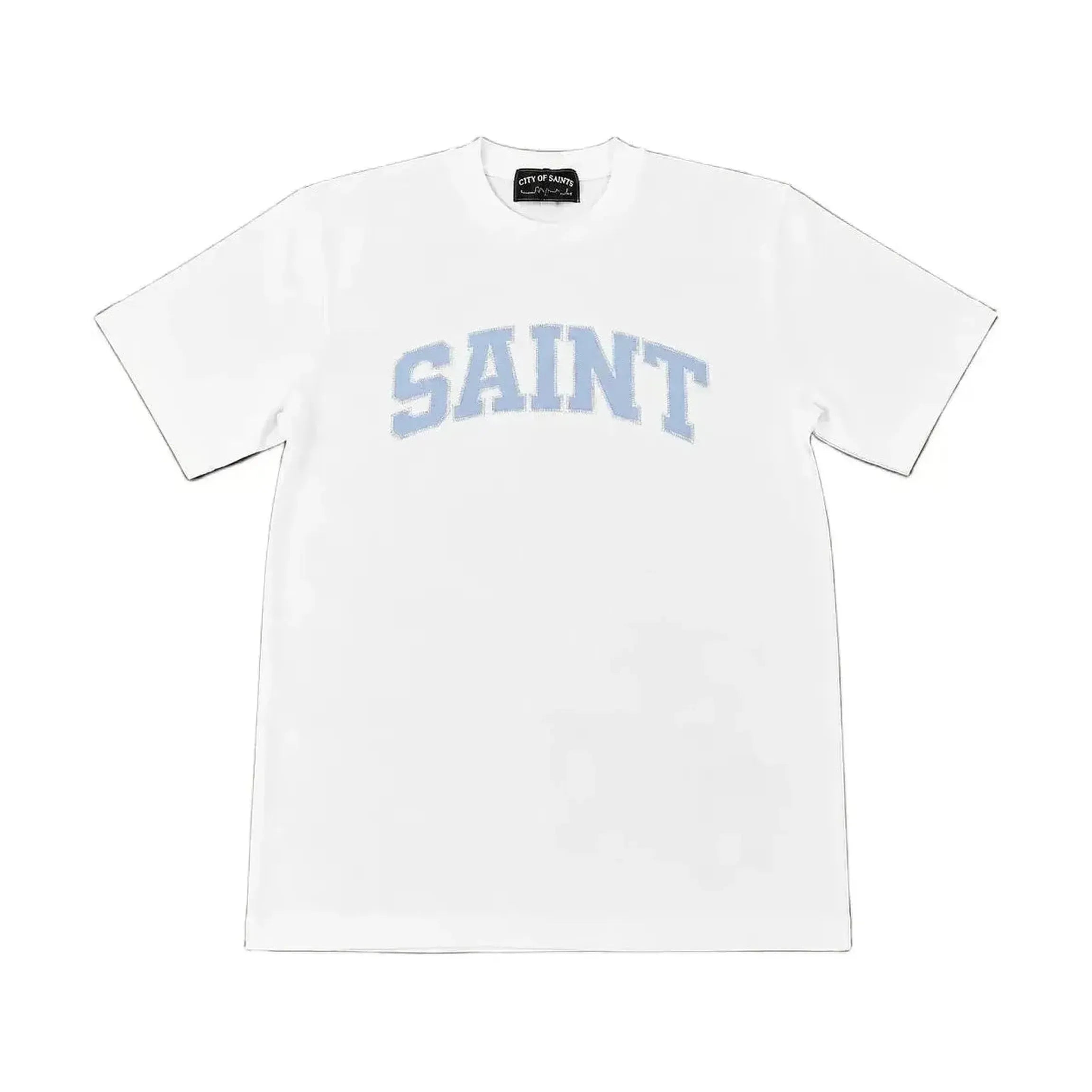 Saint Heavyweight Blue/White T-Shirt